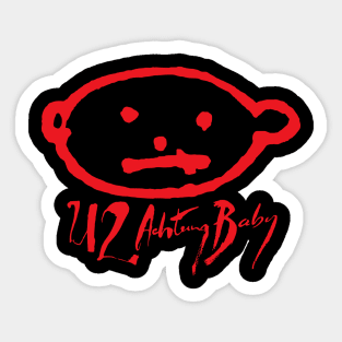 U2 ACHTUNG BABY LOGO Sticker